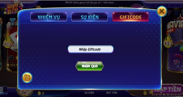 Hướng Dẫn Sử Dụng Giftcode Rikvip – Tăng Cơ Hội Thắng