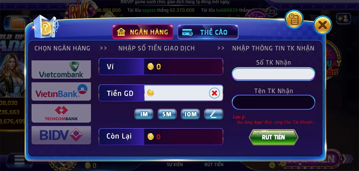 Khám Phá Thế Giới Trò Chơi - Nạp Tiền Rikvip Dễ Dàng Hơn Bao Giờ Hết