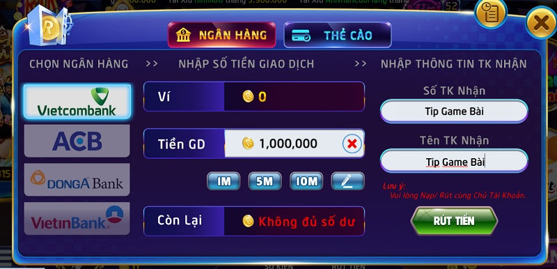 Rút Tiền Rikvip - Cách Thức Dễ Dàng Để Giữ Lại Khoản Lợi Nhuận